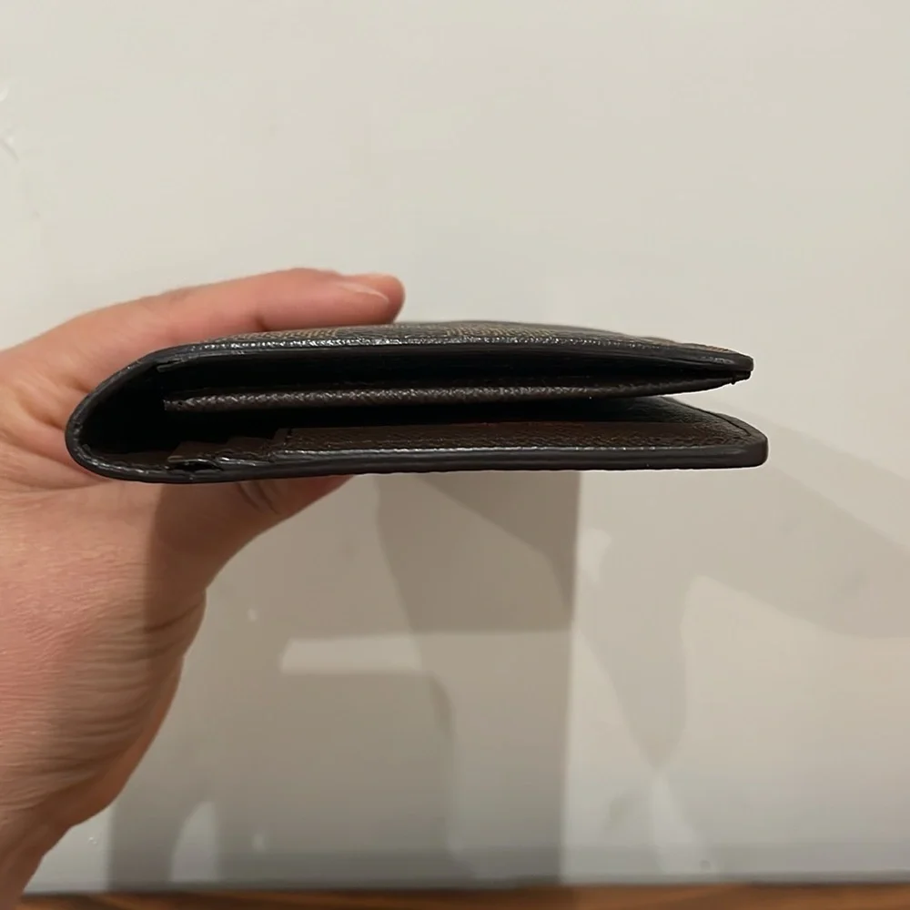 Louis Vuitton Damier Ebene Brazza Long Bifold Wallet
